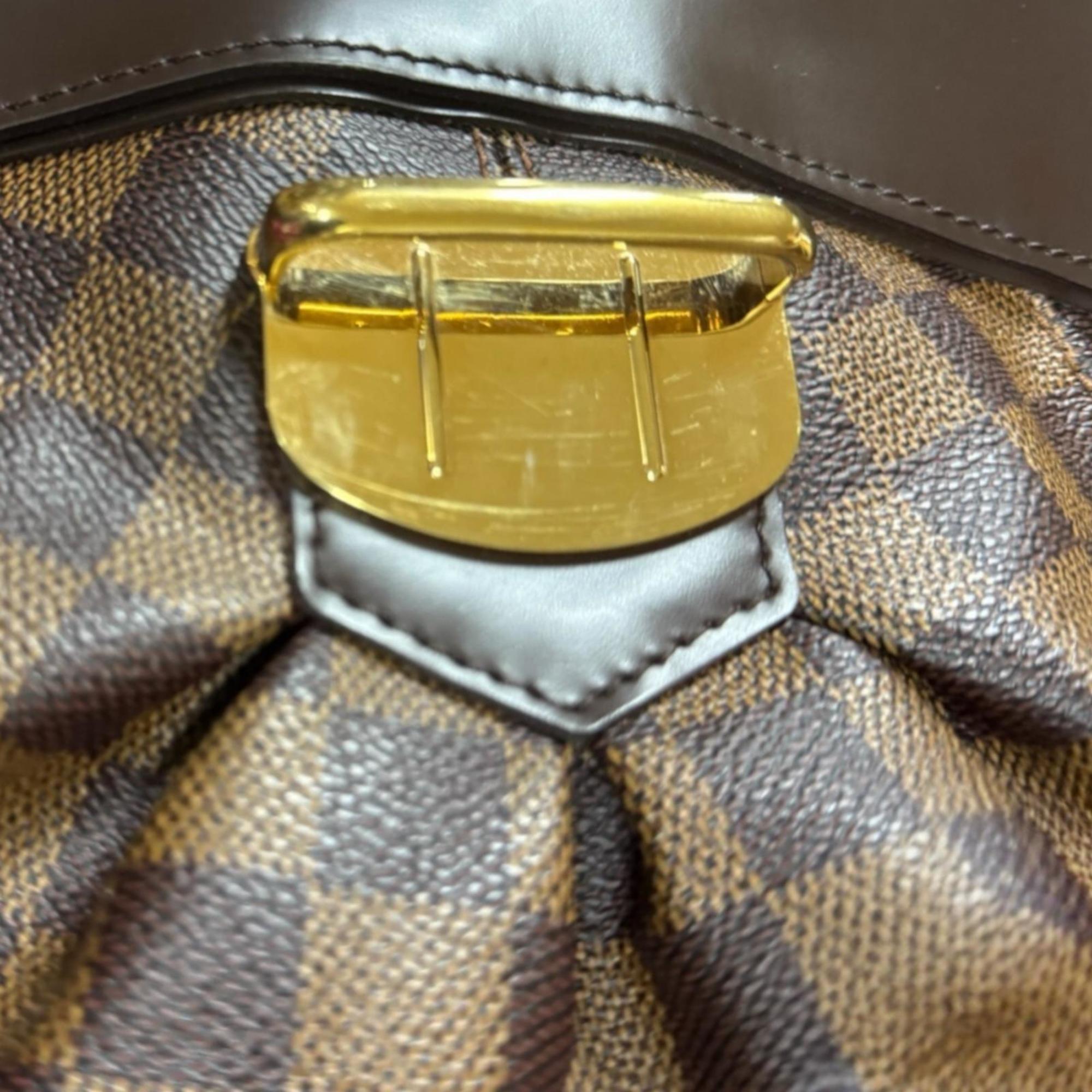 Louis Vuitton Damier Brown Damier Canvas Shoulder Bag (Pre-Owned)