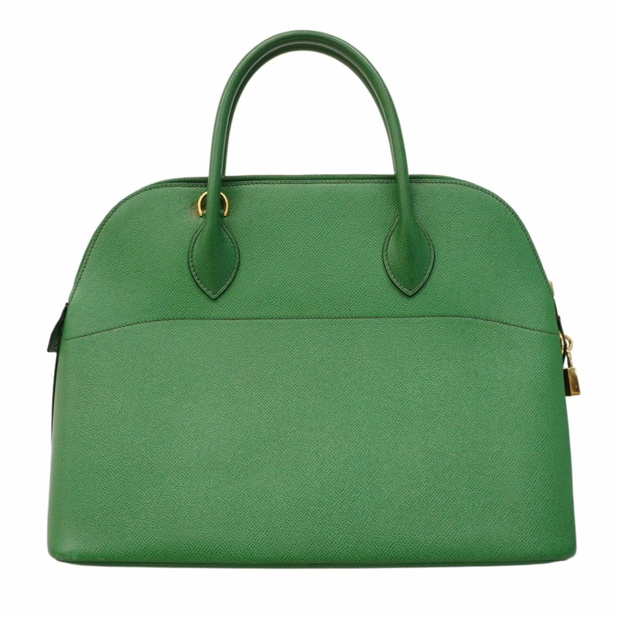 Hermes Bambou Courchevel Leather Handbag (Pre-Owned)