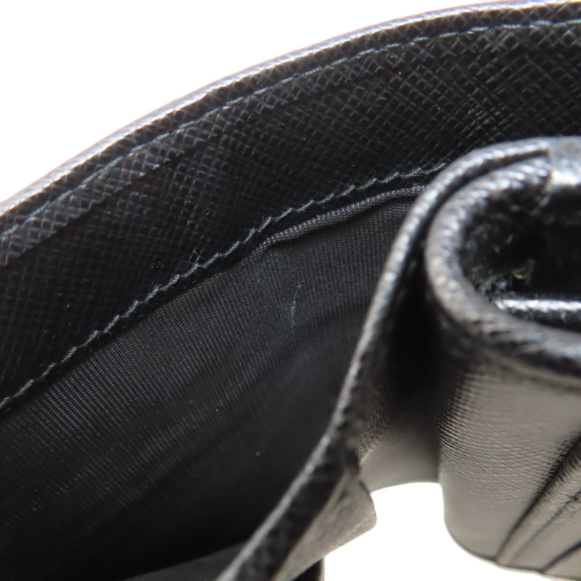 Prada Black Leather Wallet (Bi-Fold) (Pre-Owned)
