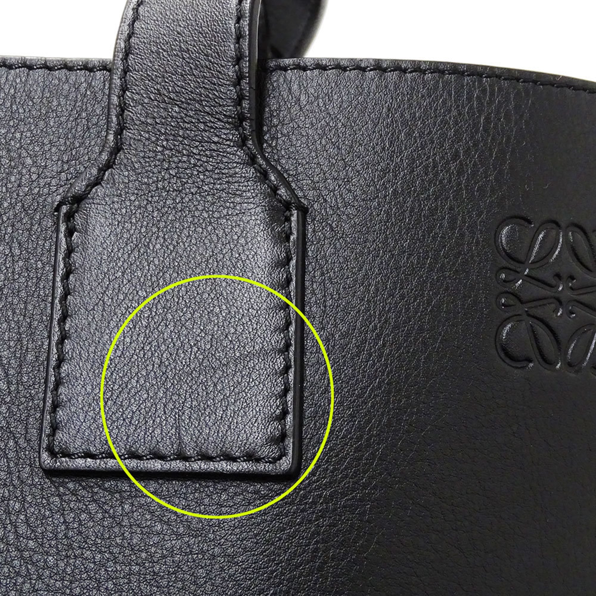 Loewe Black Leather Tote Bag (Pre-Owned)