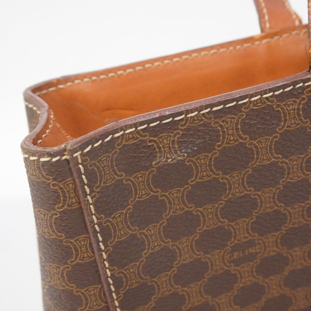 Celine Brown Pvc Handbag (Pre-Owned)
