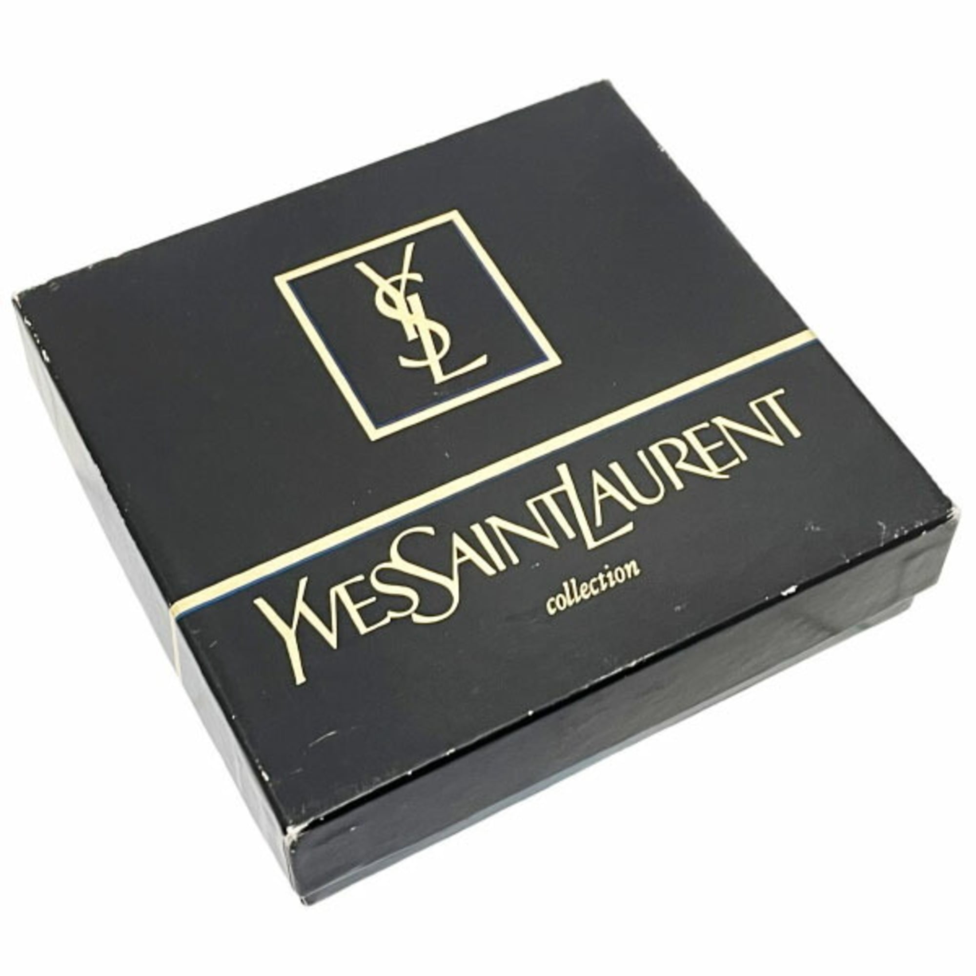 Yves Saint Laurent Purple Leather Wallet (Bi-Fold) (Pre-Owned)