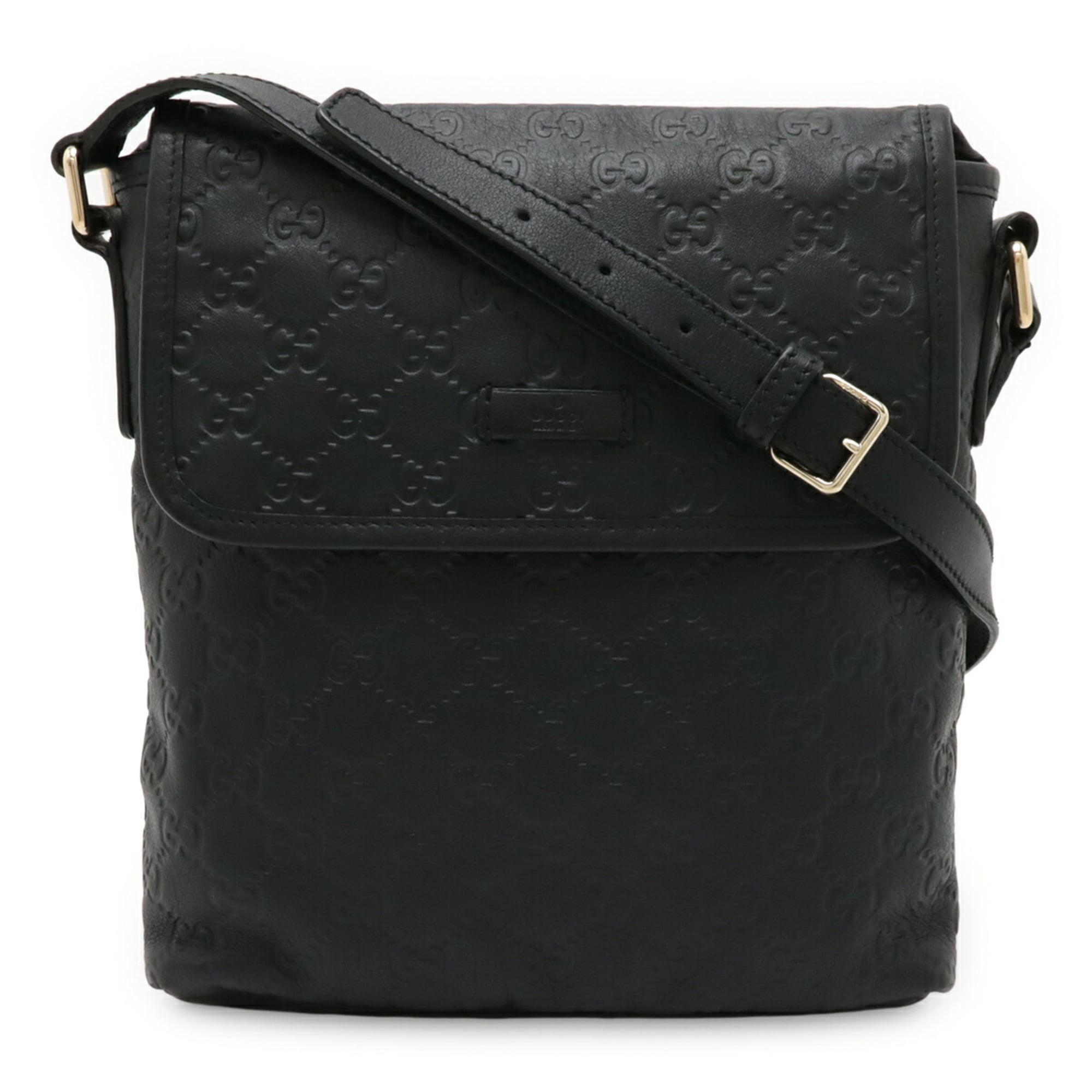 Gucci Black Leather Shoulder Bag (Pre-Owned)