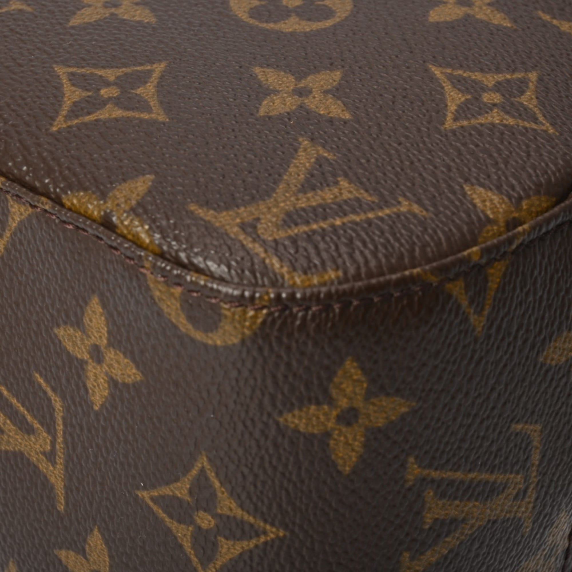Louis Vuitton Brown Monogram Canvas Handbag (Pre-Owned)