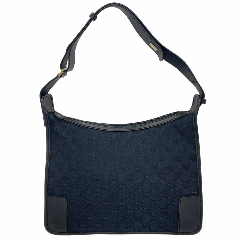 Gucci Black Canvas Shoulder Bag (Pre-Owned)