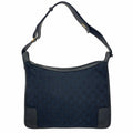 Gucci Black Canvas Shoulder Bag (Pre-Owned)