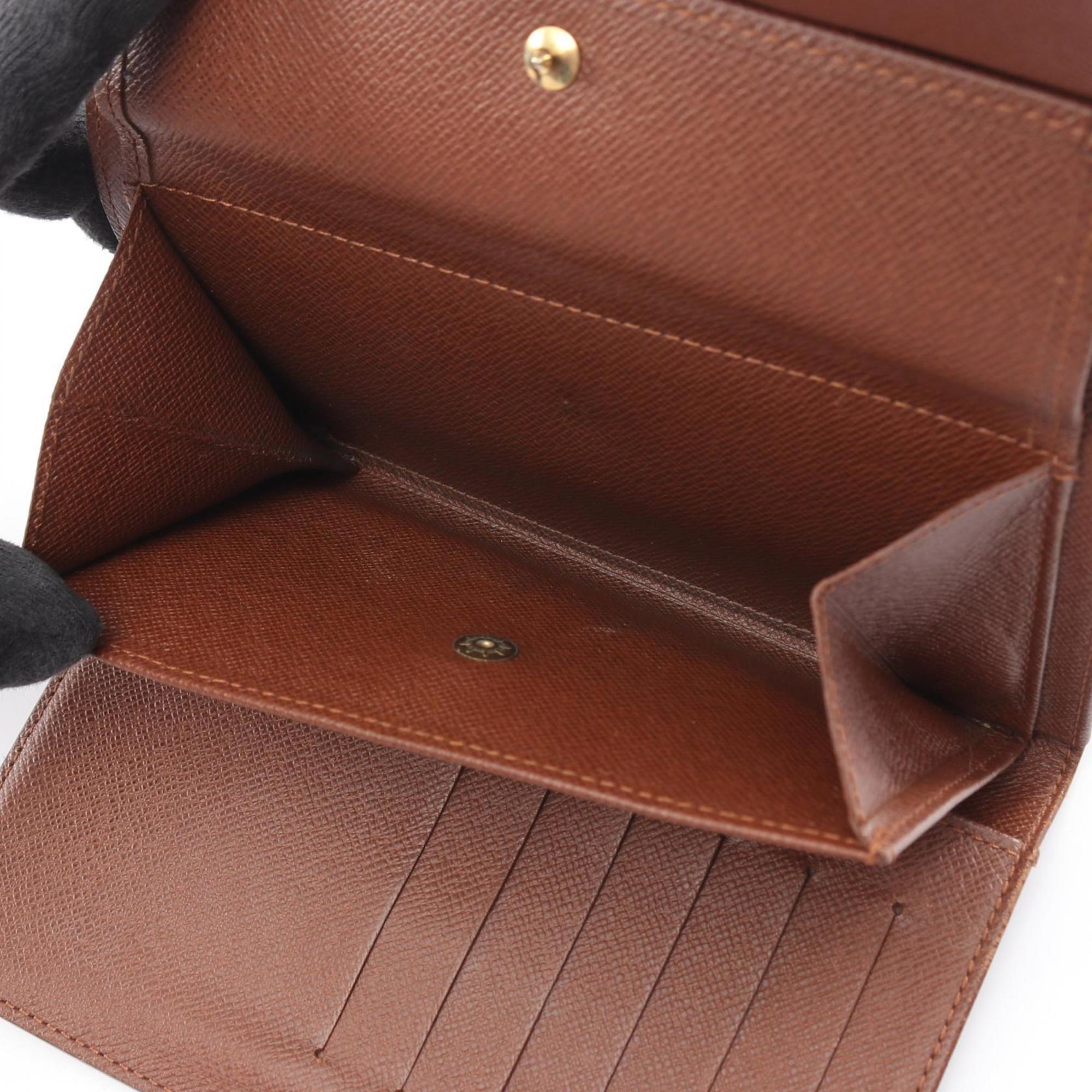Louis Vuitton Brown Monogram Monogram Wallet (Tri-Fold) (Pre-Owned)