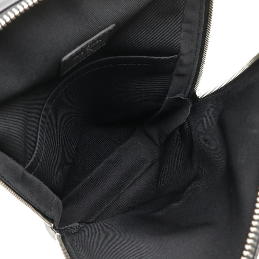 Louis Vuitton Taiga Black Noir Taiga Leather Shoulder Bag Sling Bag (Pre-Owned)