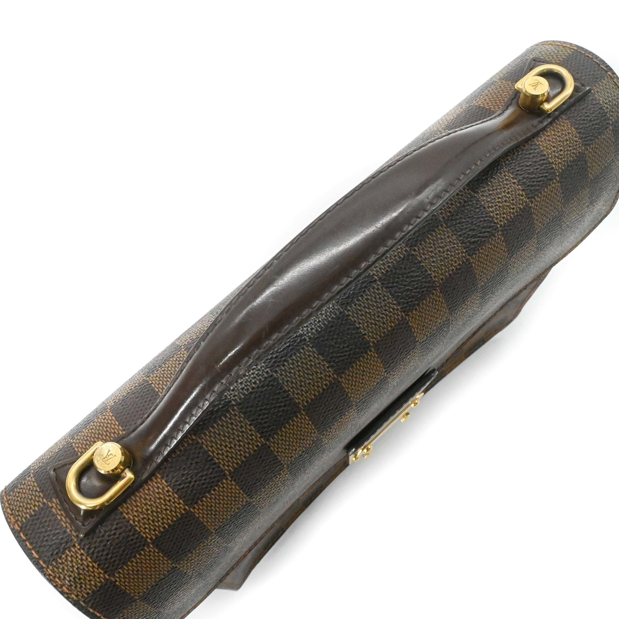 Louis Vuitton Brown Damier Canvas Damier Canvas Leather Handbag (Pre-Owned)