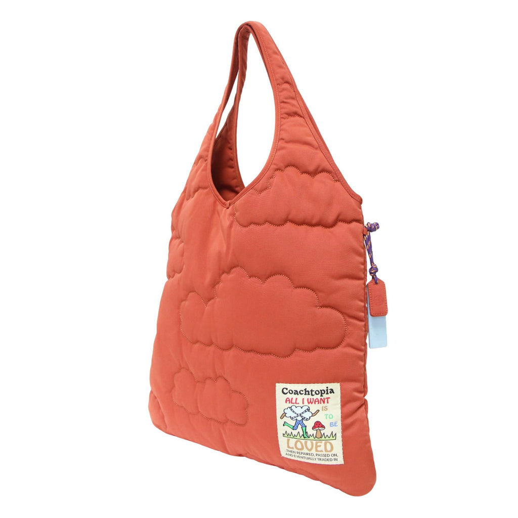 Coach Orange Polyester Handbag (Pre-Owned)