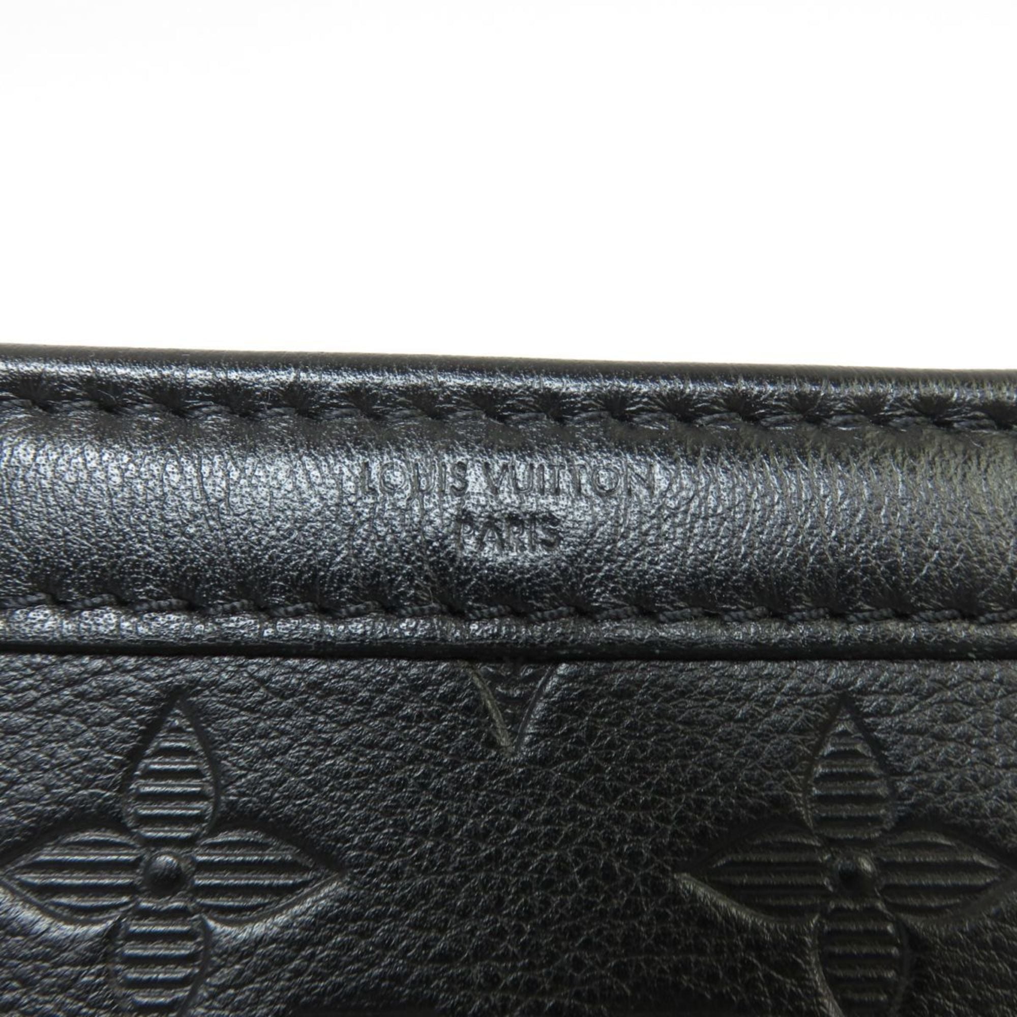 Louis Vuitton Black Monogram Shadow Shoulder Bag (Pre-Owned)