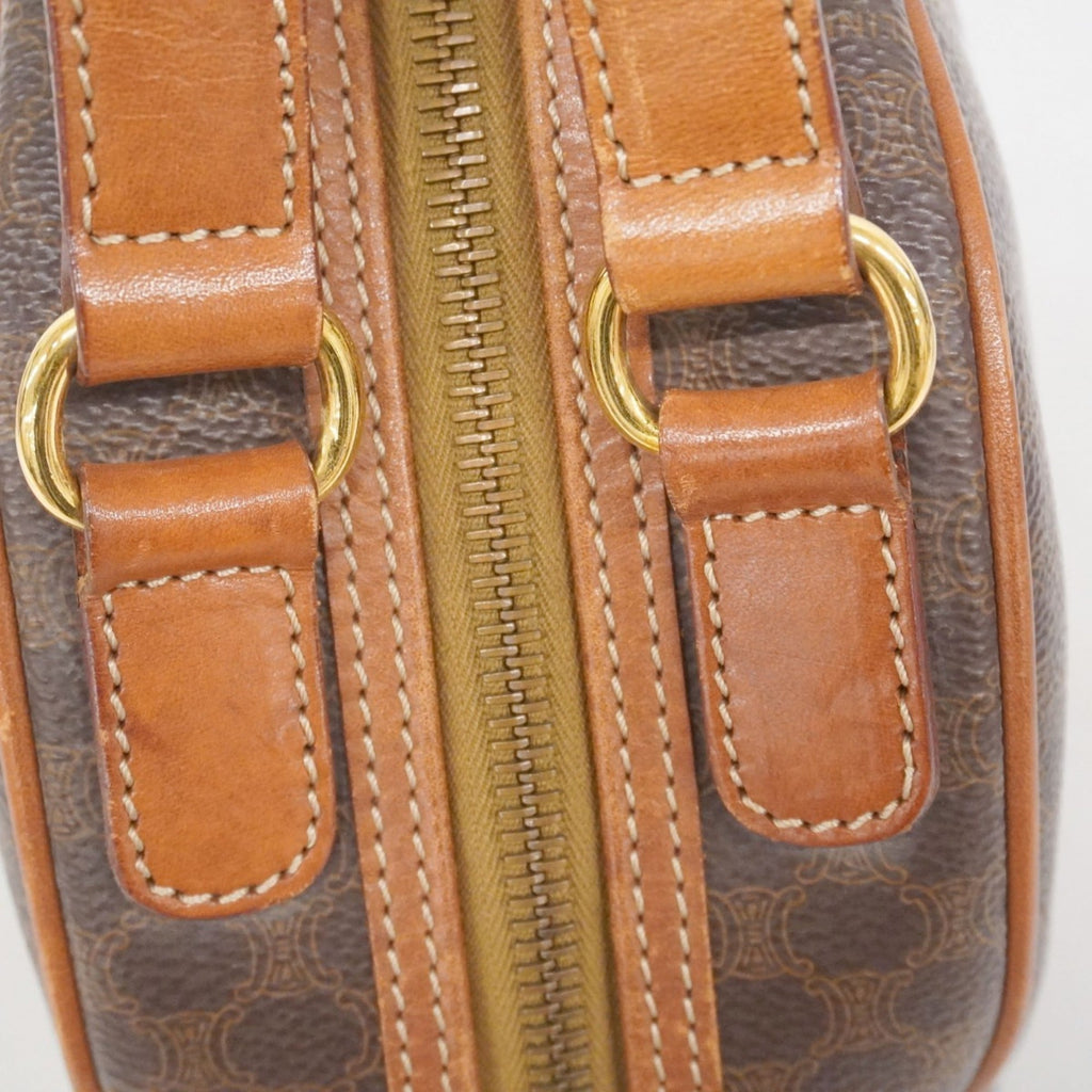 Celine Brown Pvc Handbag (Pre-Owned)