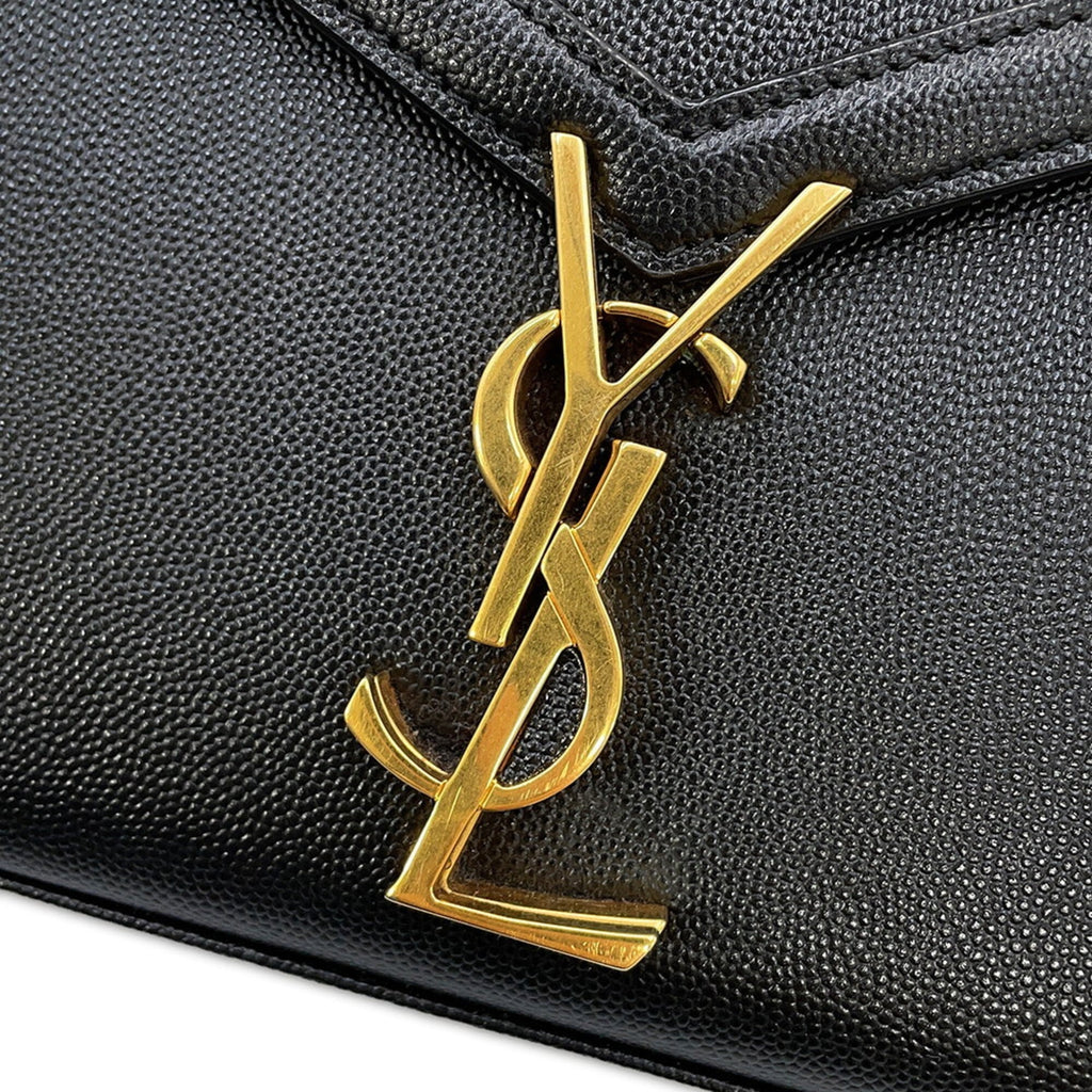 Saint Laurent Black Leather Handbag (Pre-Owned)