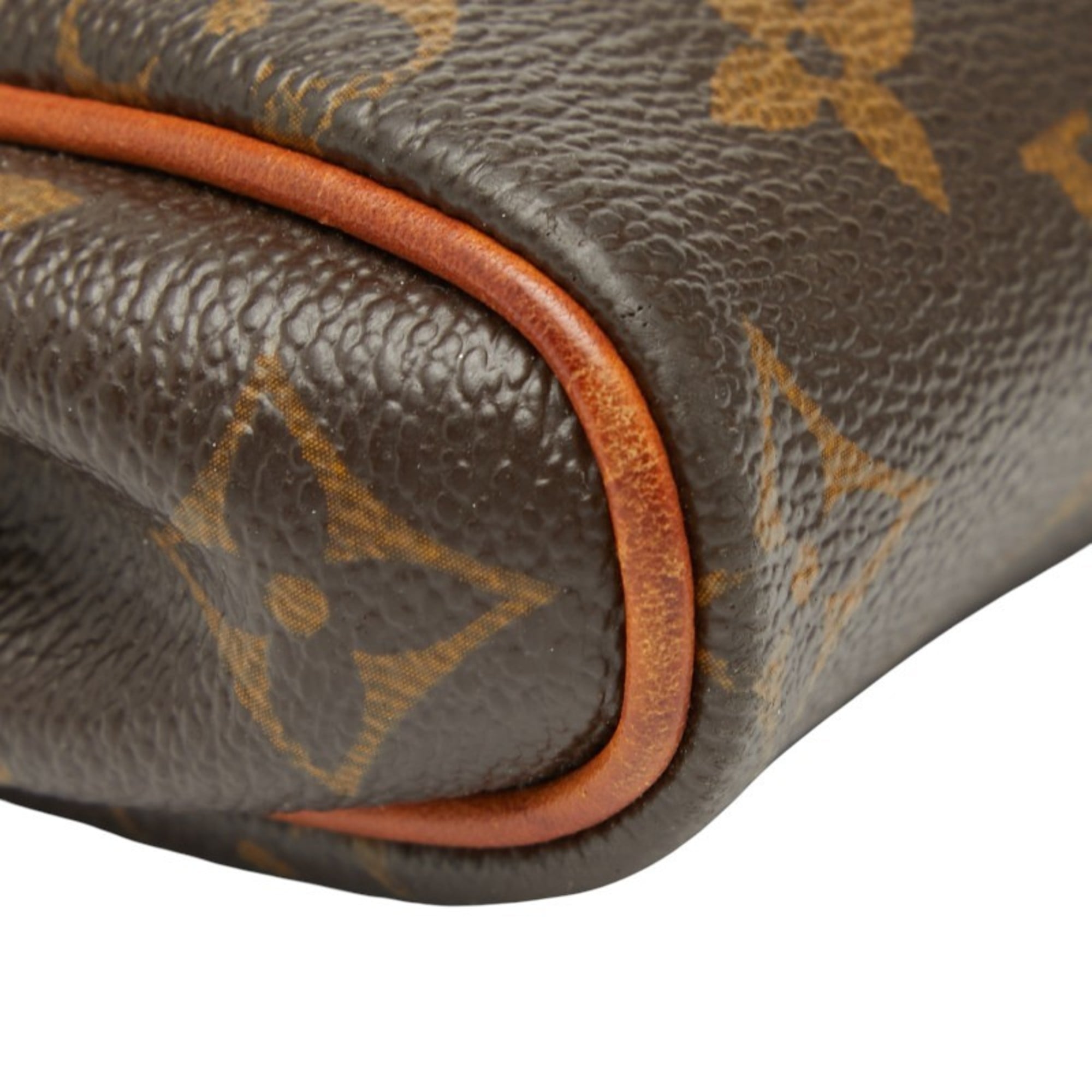 Louis Vuitton Brown Pvc Leather Handbag Shoulder Bag (Pre-Owned)