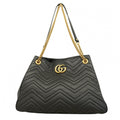 Gucci Black Leather Shoulder Bag (Pre-Owned)