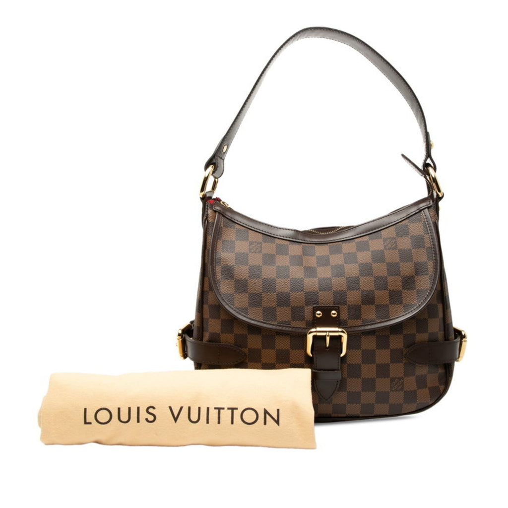 Louis Vuitton Brown Pvc Leather Handbag Shoulder Bag (Pre-Owned)