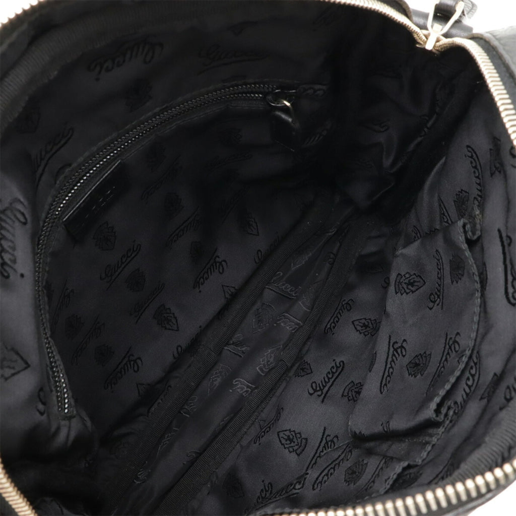 Gucci Black Leather Shoulder Bag (Pre-Owned)