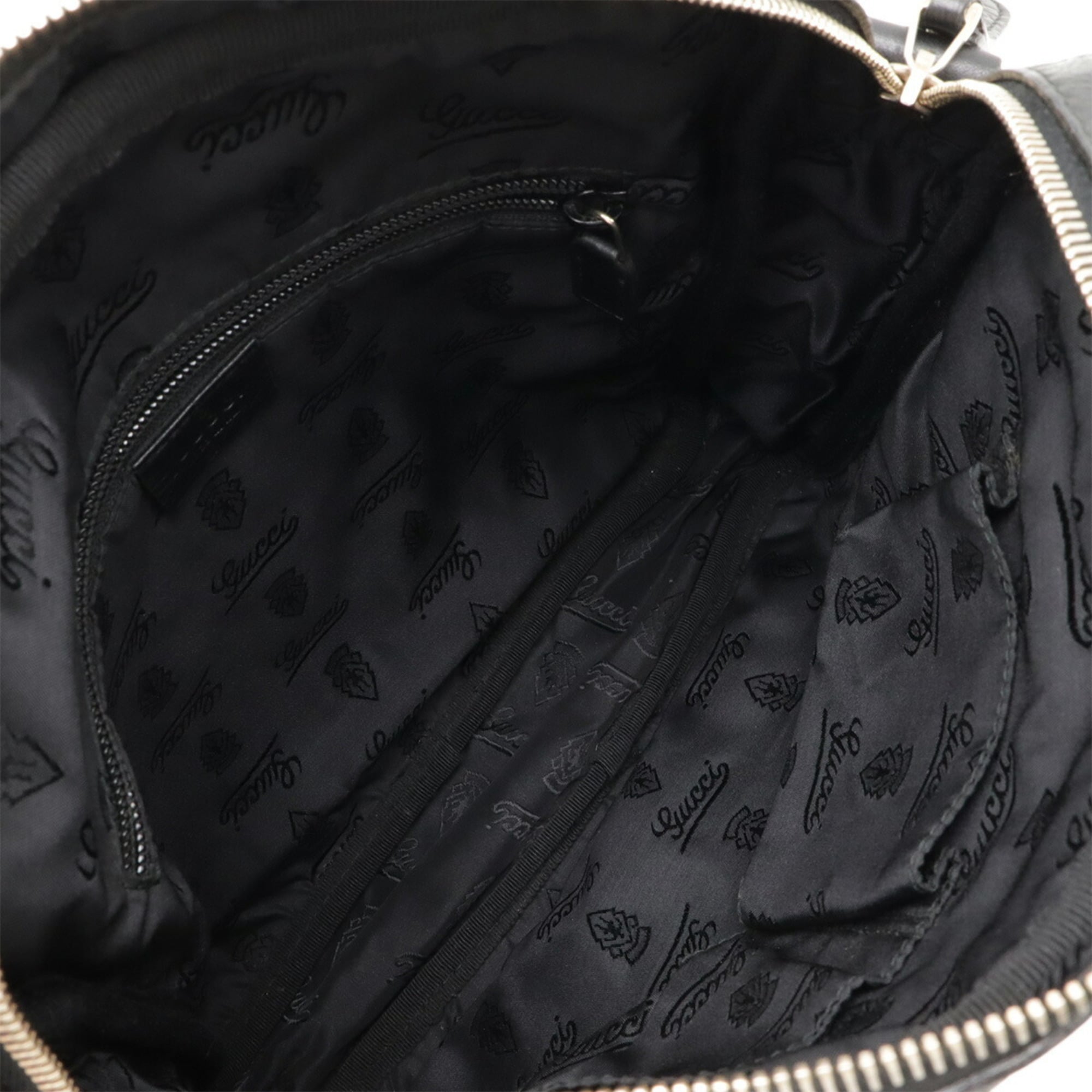 Gucci Black Leather Shoulder Bag (Pre-Owned)
