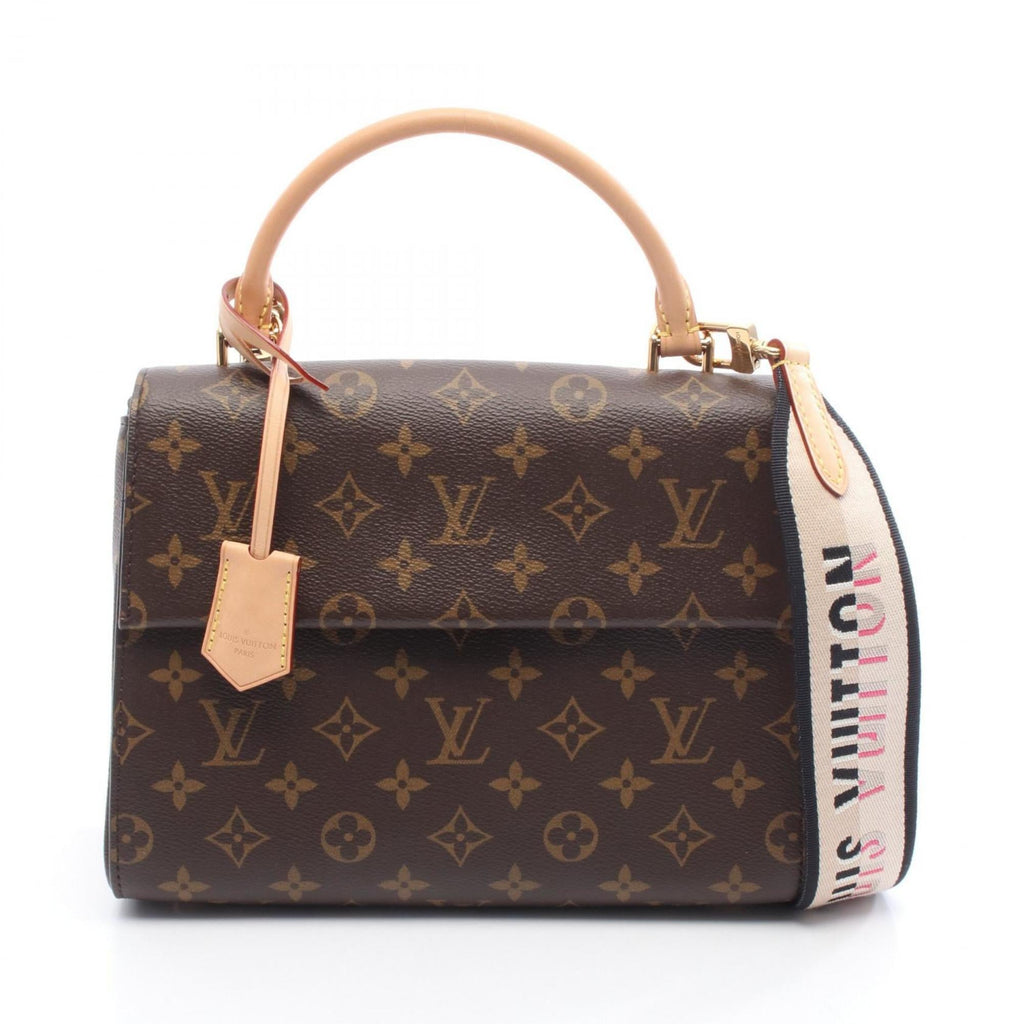 Louis Vuitton Brown Coated Canvas Pvc Monogram Leather Handbag (Pre-Owned)