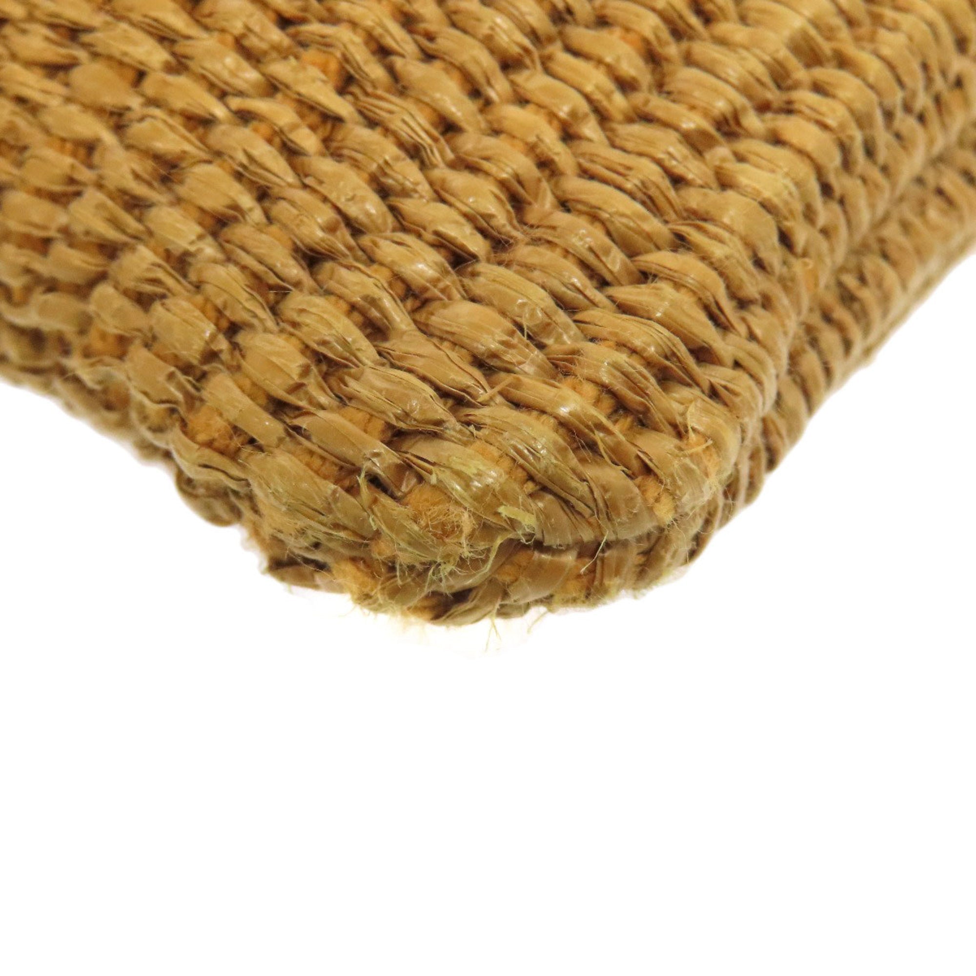 Marni Brown Raffia Shoulder Bag (Pre-Owned)