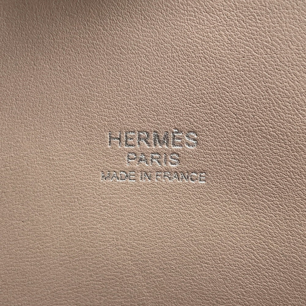 Hermes Bolide Gris Tourterelle Taurillon Clemence Leather Handbag (Pre-Owned)