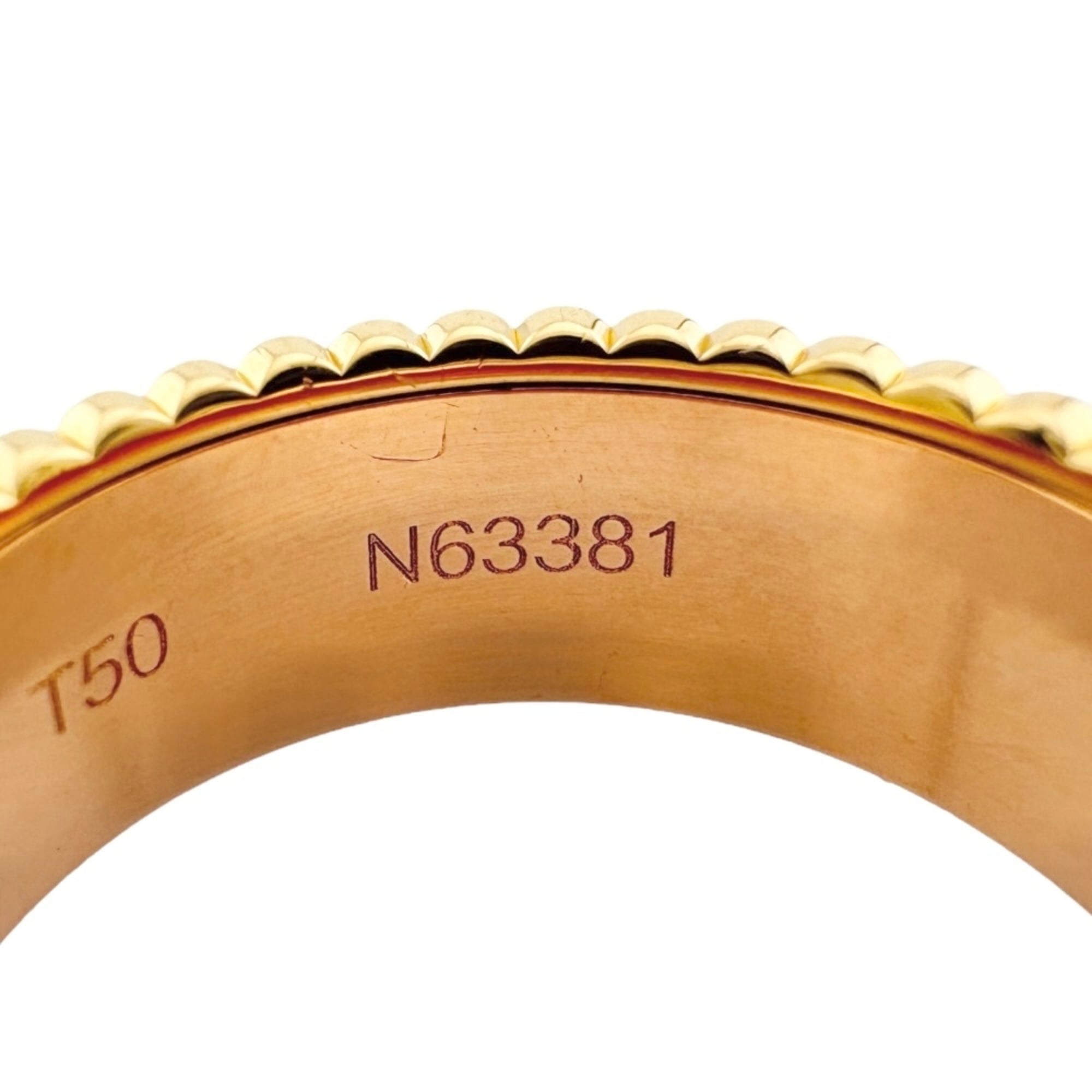 Boucheron Brown White Gold Yellow Gold Yellow Gold (18K) White Gold (18K) Band Ring (Pre-Owned)