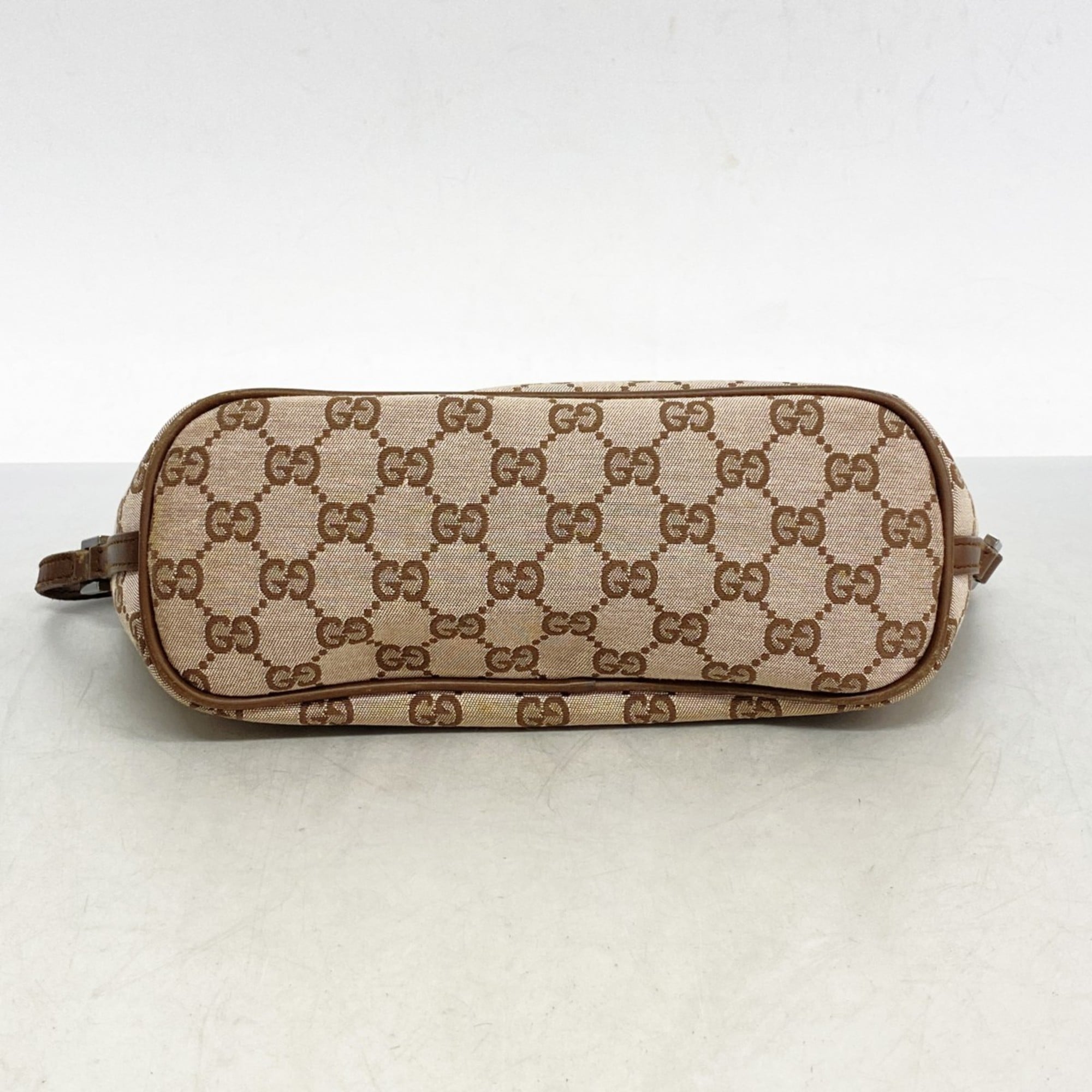 Gucci Brown Canvas Pouch (Pre-Owned)