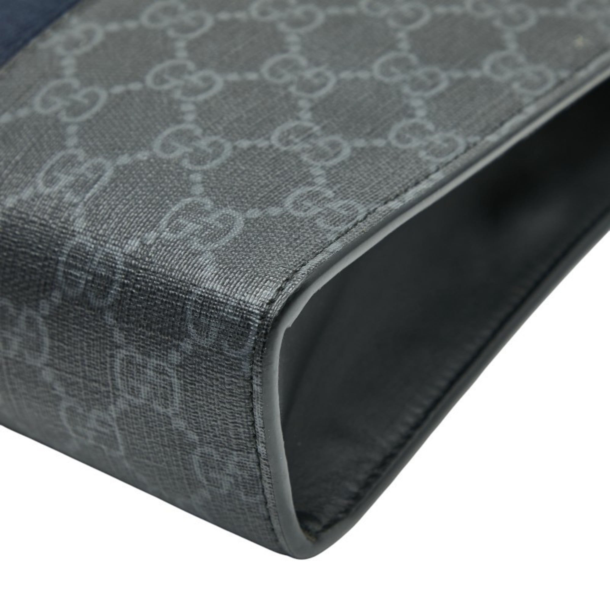 Gucci Black Multi-Color Pvc Leather Clutch Bag (Pre-Owned)