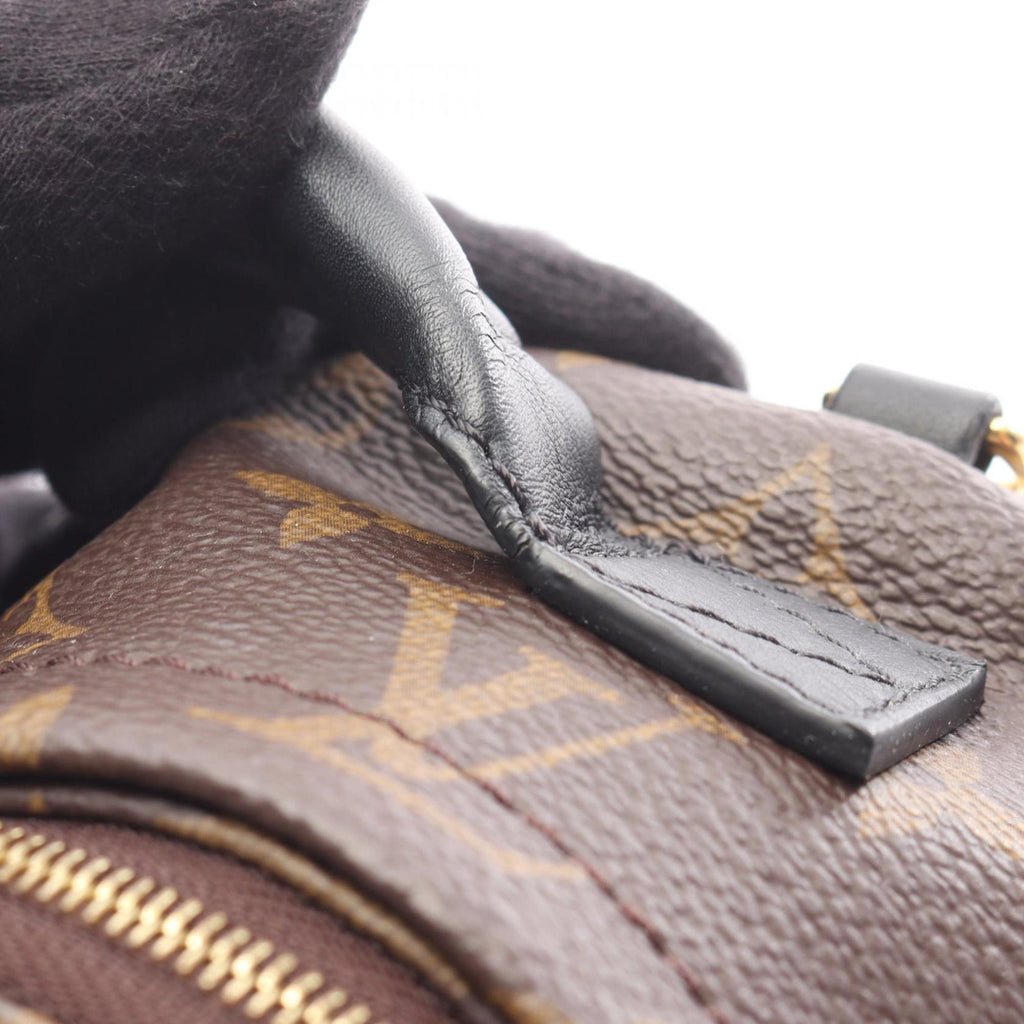 Louis Vuitton Black Brown Monogram Coated Canvas Monogram Pvc Leather Backpack (Pre-Owned)