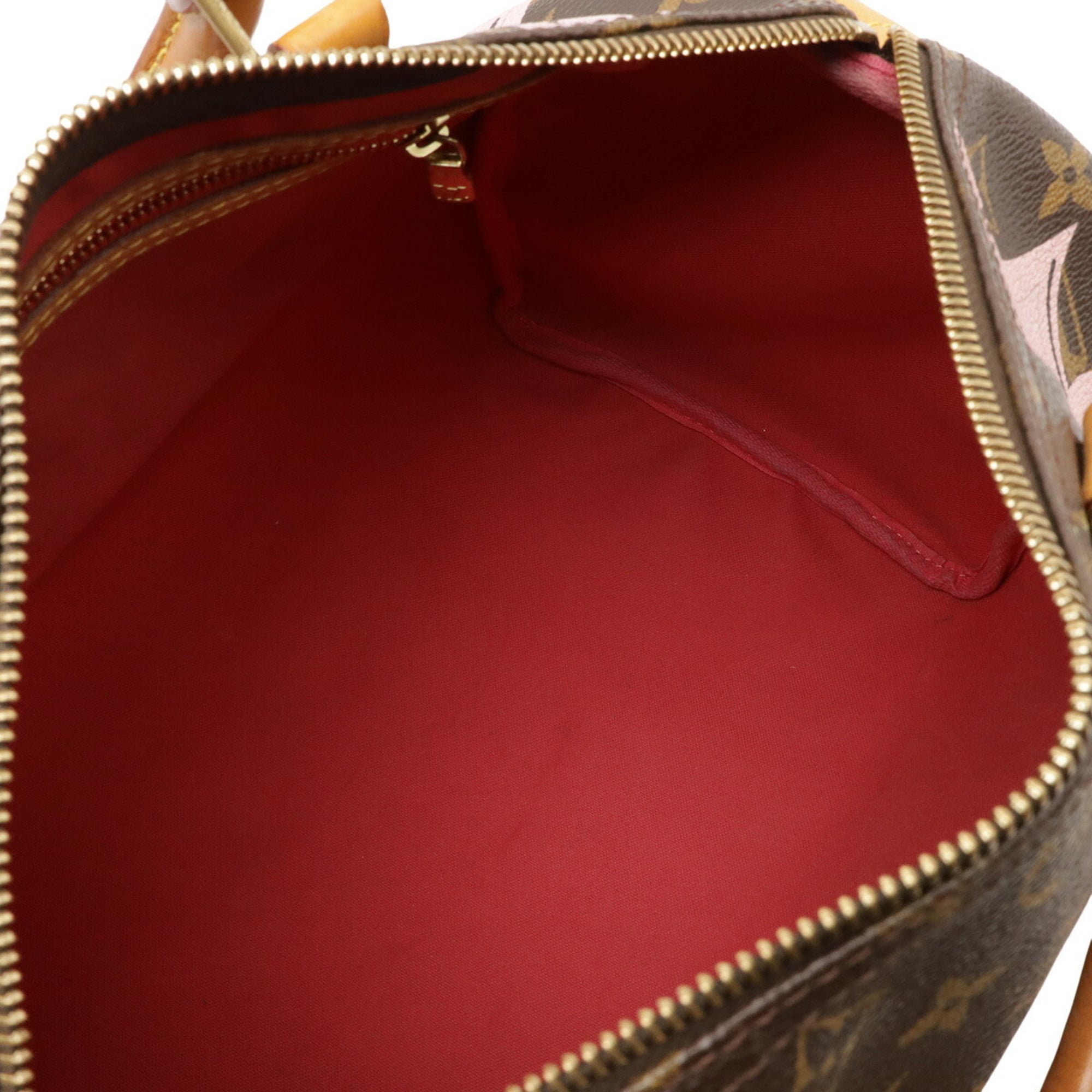Louis Vuitton Monogram Brown Pink Monogram Handbag (Pre-Owned)