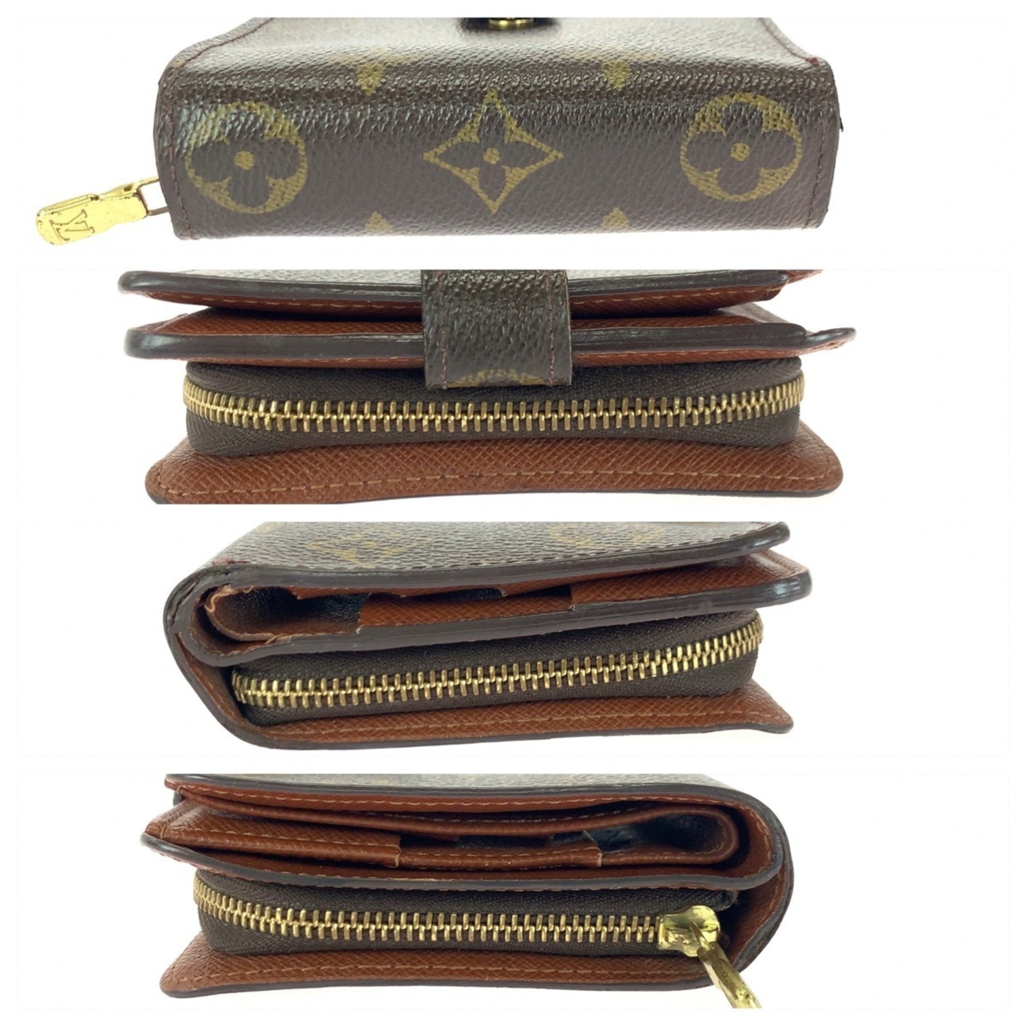 Louis Vuitton Brown Monogram Monogram Wallet (Bi-Fold) (Pre-Owned)