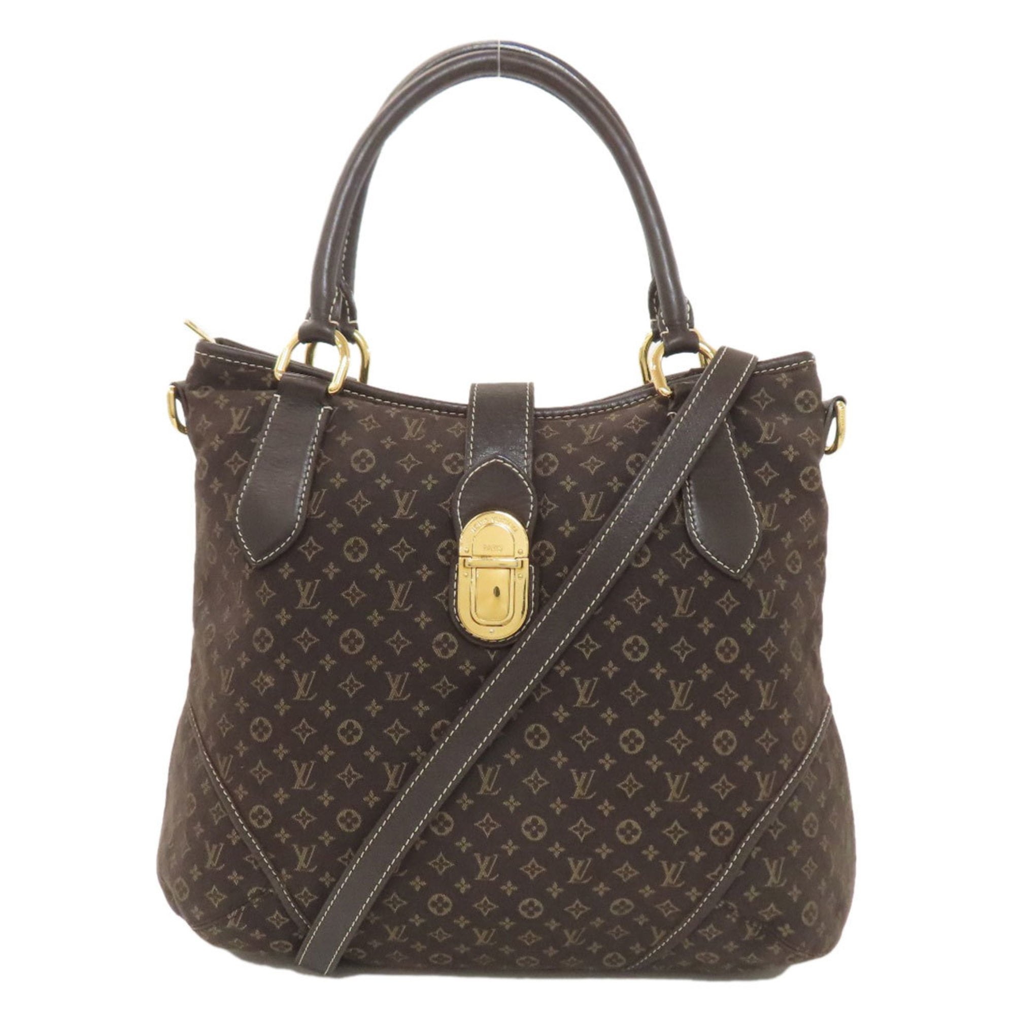 Louis Vuitton Fusain Canvas Shoulder Bag (Pre-Owned)