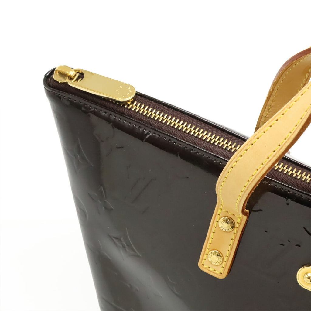Louis Vuitton Amarante Brown Monogram Vernis Leather Handbag Tote Bag (Pre-Owned)