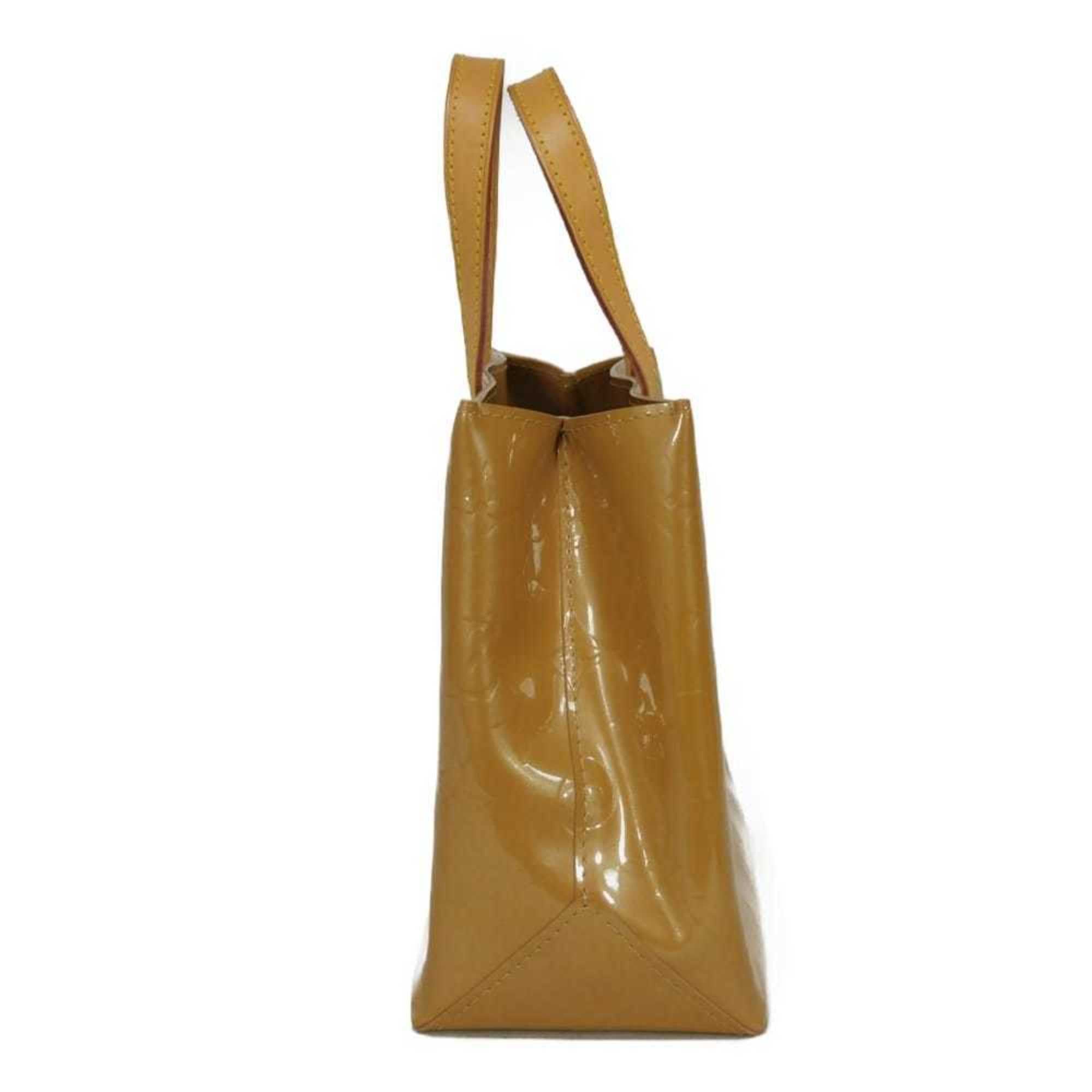 Louis Vuitton Beige Noisette Monogram Vernis Handbag Tote Bag (Pre-Owned)