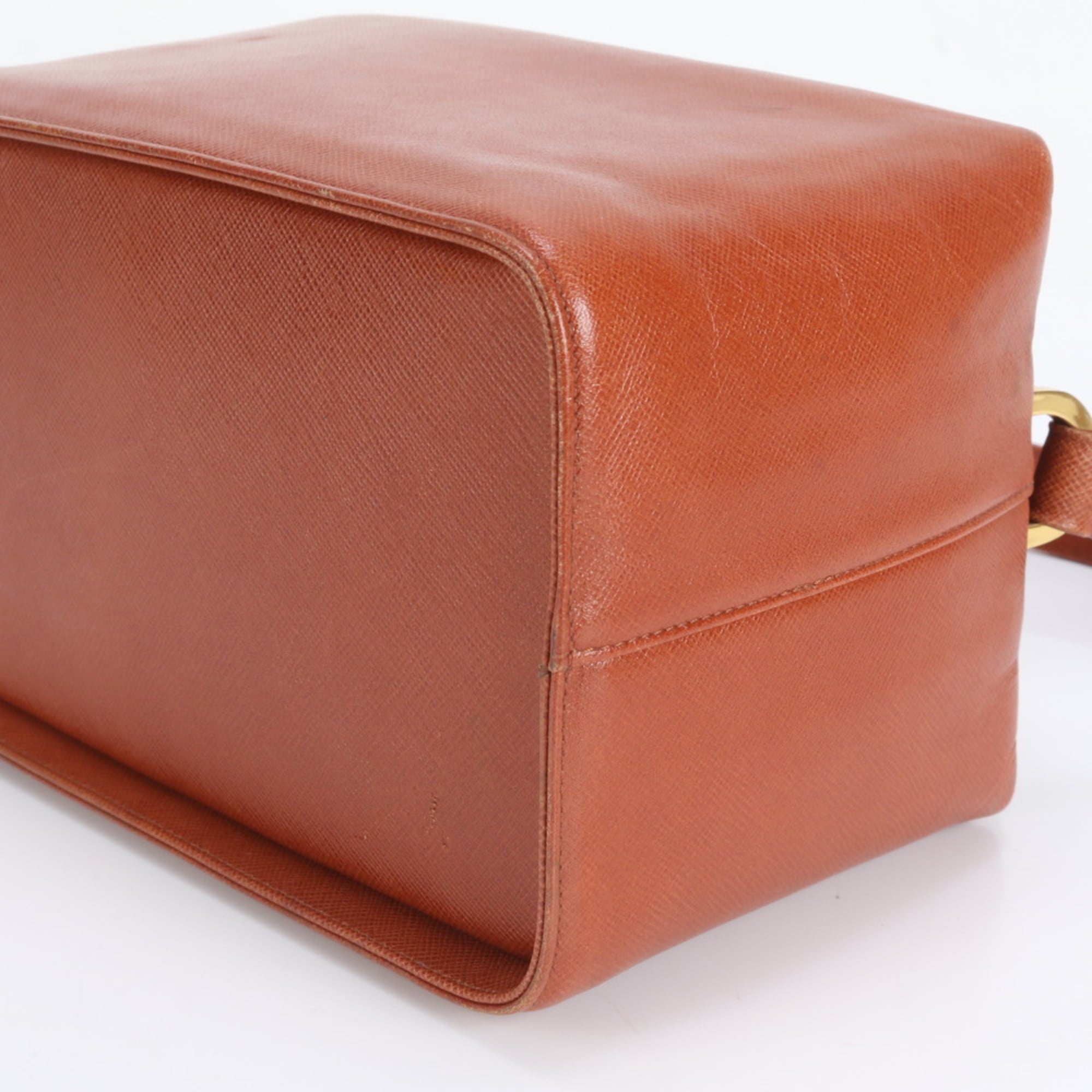 Givenchy Red Brown Leather Handbag (Pre-Owned)