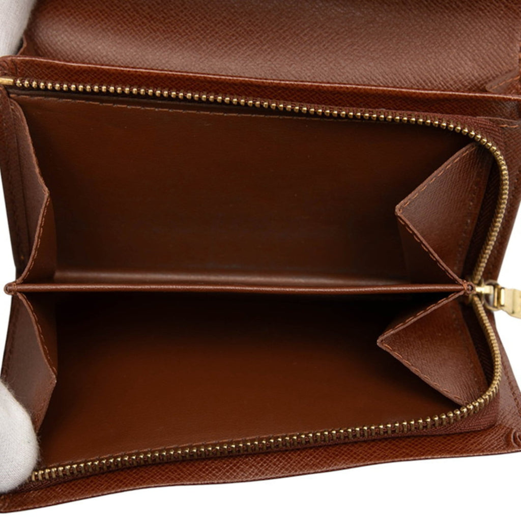 Louis Vuitton Brown Pvc Leather Wallet (Bi-Fold) (Pre-Owned)