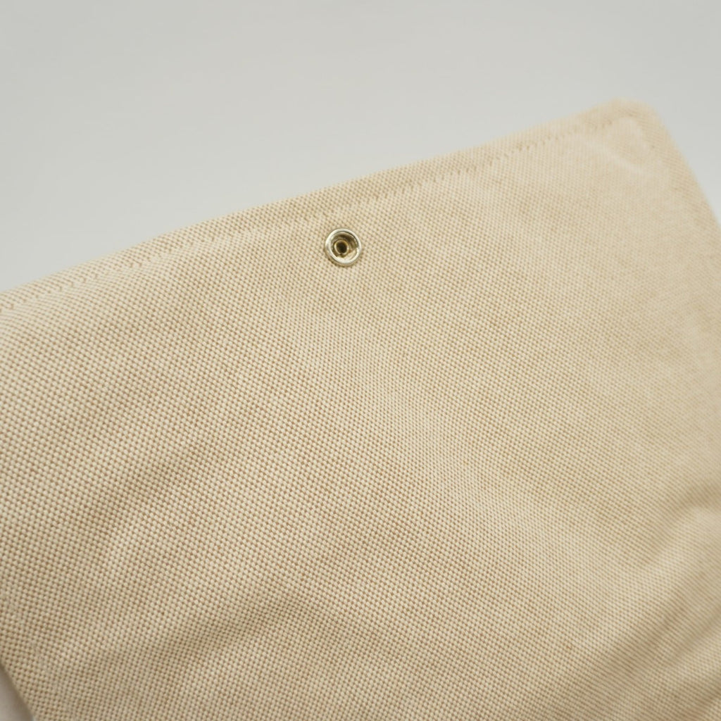 Hermes Ivory Canvas Shoulder Bag (Pre-Owned)