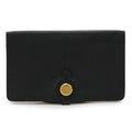 Hermes Black Togo Leather Long Bill Wallet (Bi-Fold) (Pre-Owned)