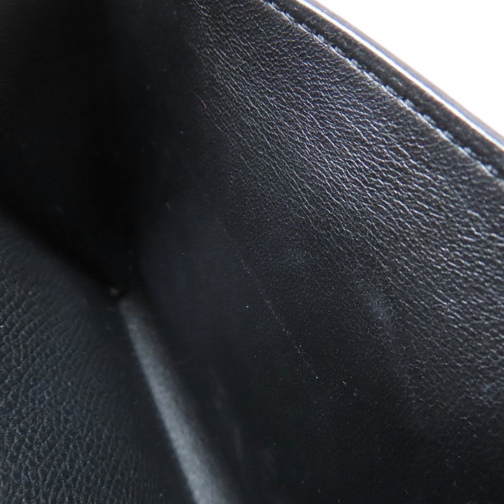 Hermes Black Epsom Leather Coin Purse/Coin Case (Pre-Owned)