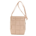 Bottega Veneta Pink Beige Leather Shoulder Bag (Pre-Owned)