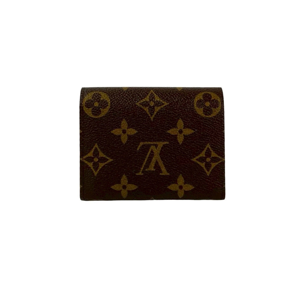 Louis Vuitton Brown Leather Pvc Wallet (Bi-Fold) (Pre-Owned)