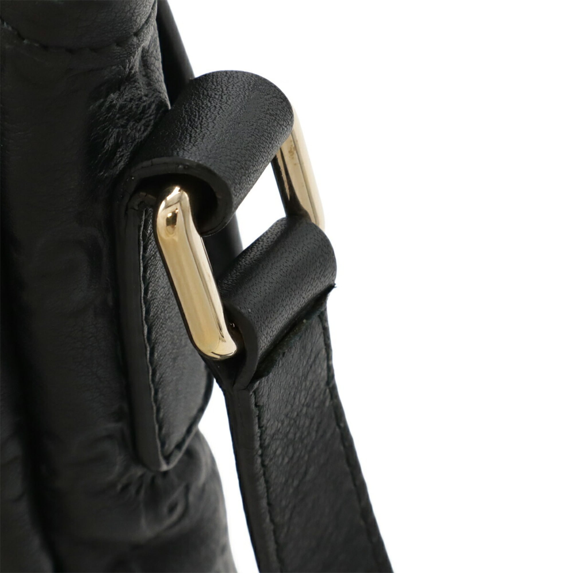 Gucci Black Leather Shoulder Bag (Pre-Owned)