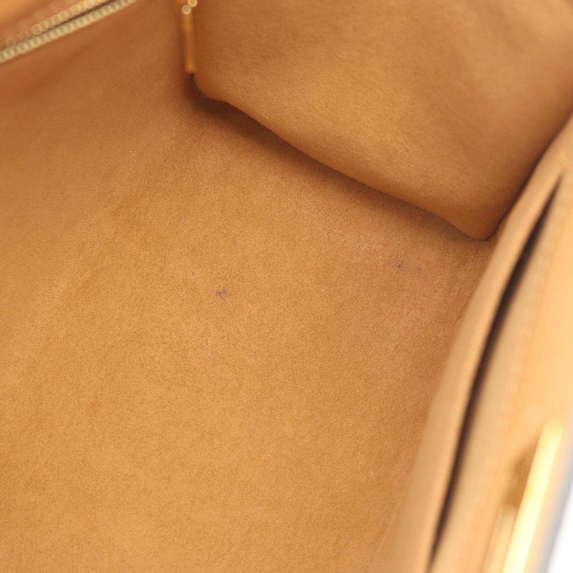 Louis Vuitton Black Brown Monogram Monogram Leather Handbag (Pre-Owned)