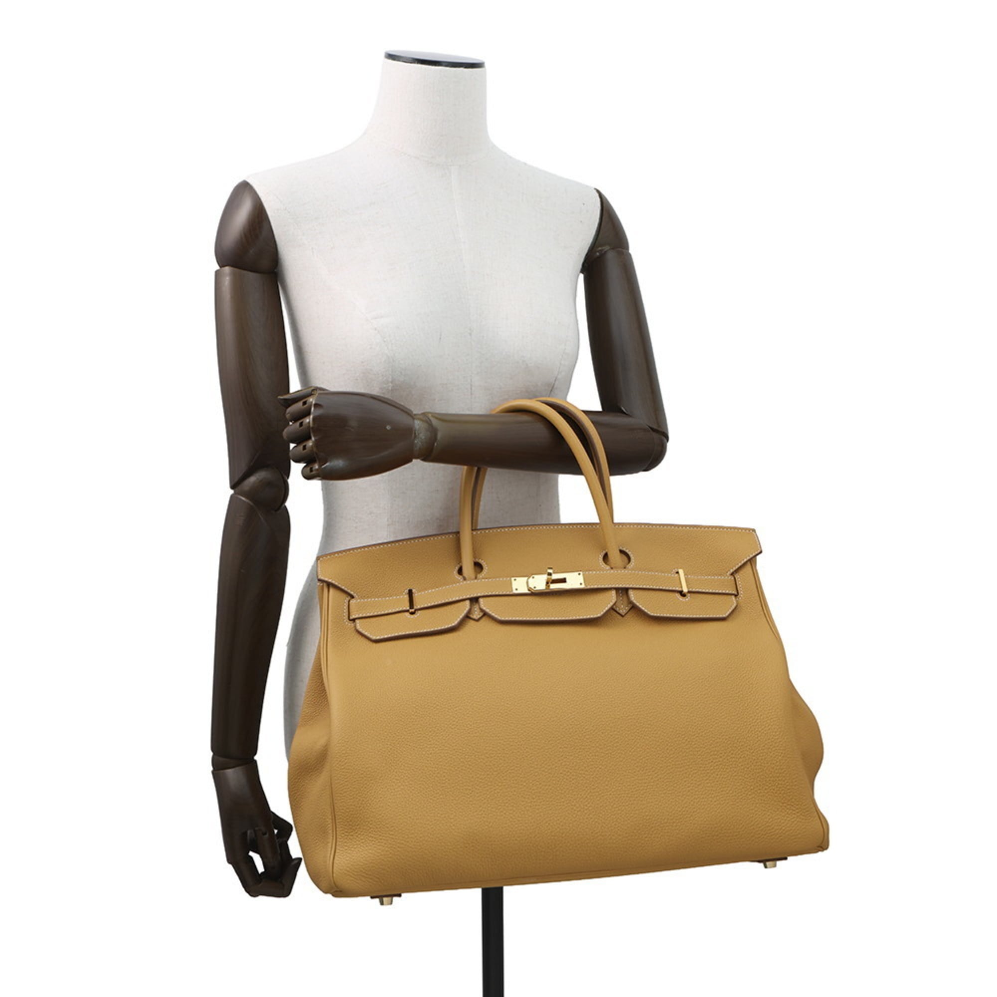Hermes Birkin Natural Sable Togo Leather Handbag (Pre-Owned)