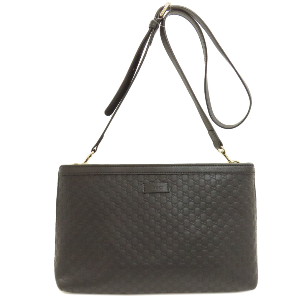 Gucci Black Leather Shoulder Bag (Pre-Owned)