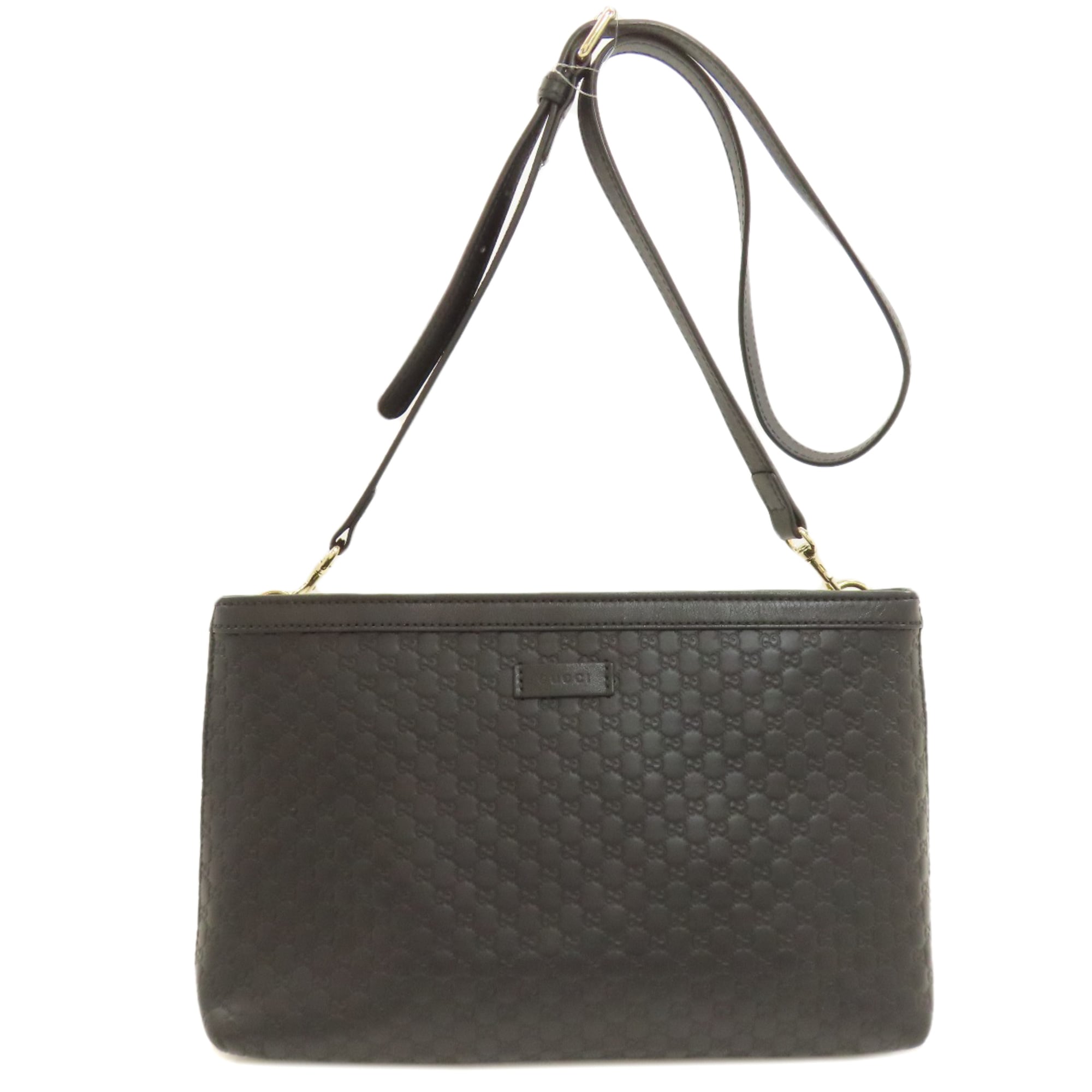Gucci Black Leather Shoulder Bag (Pre-Owned)