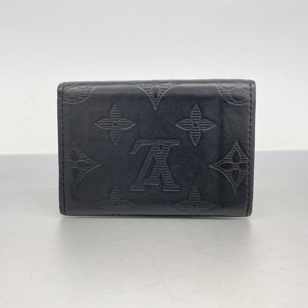 Louis Vuitton Noir Wallet (Tri-Fold) (Pre-Owned)