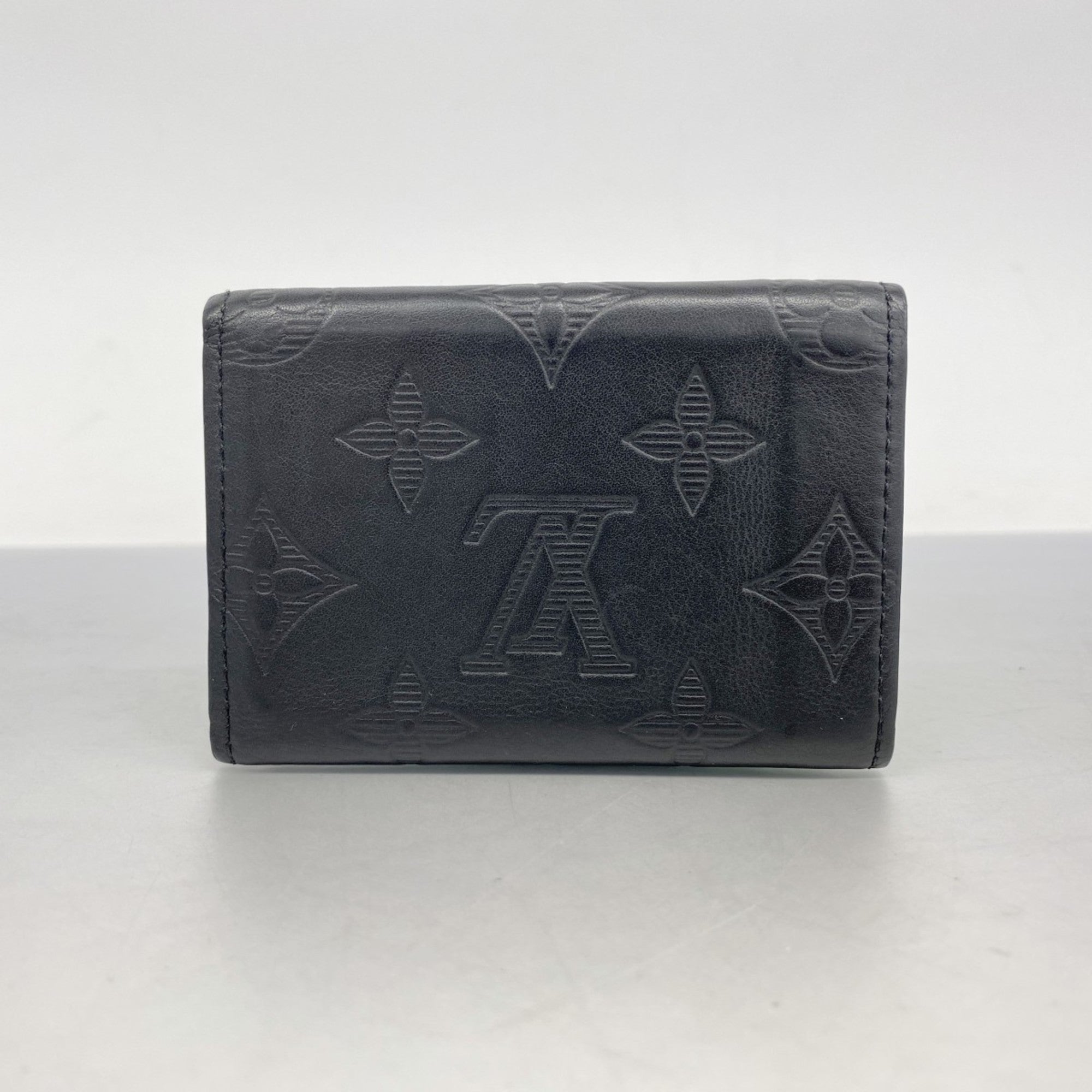Louis Vuitton Noir Wallet (Tri-Fold) (Pre-Owned)