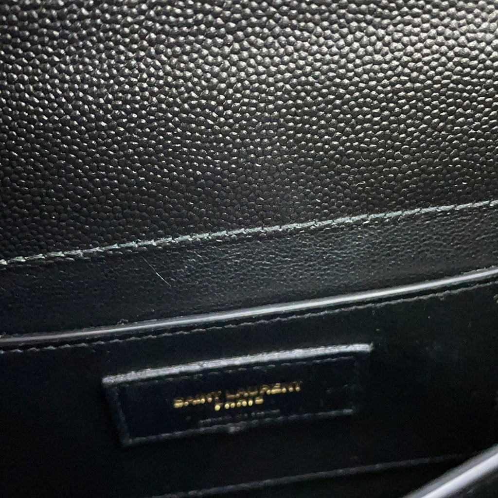 Saint Laurent Black Leather Handbag (Pre-Owned)