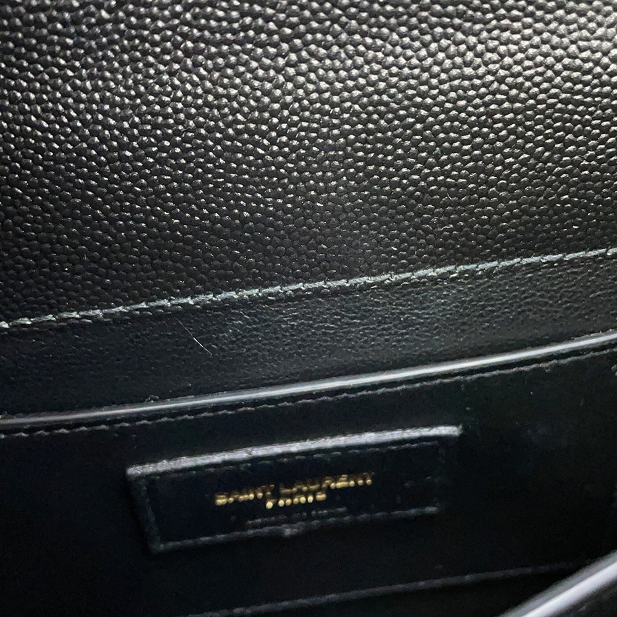Saint Laurent Black Leather Handbag (Pre-Owned)